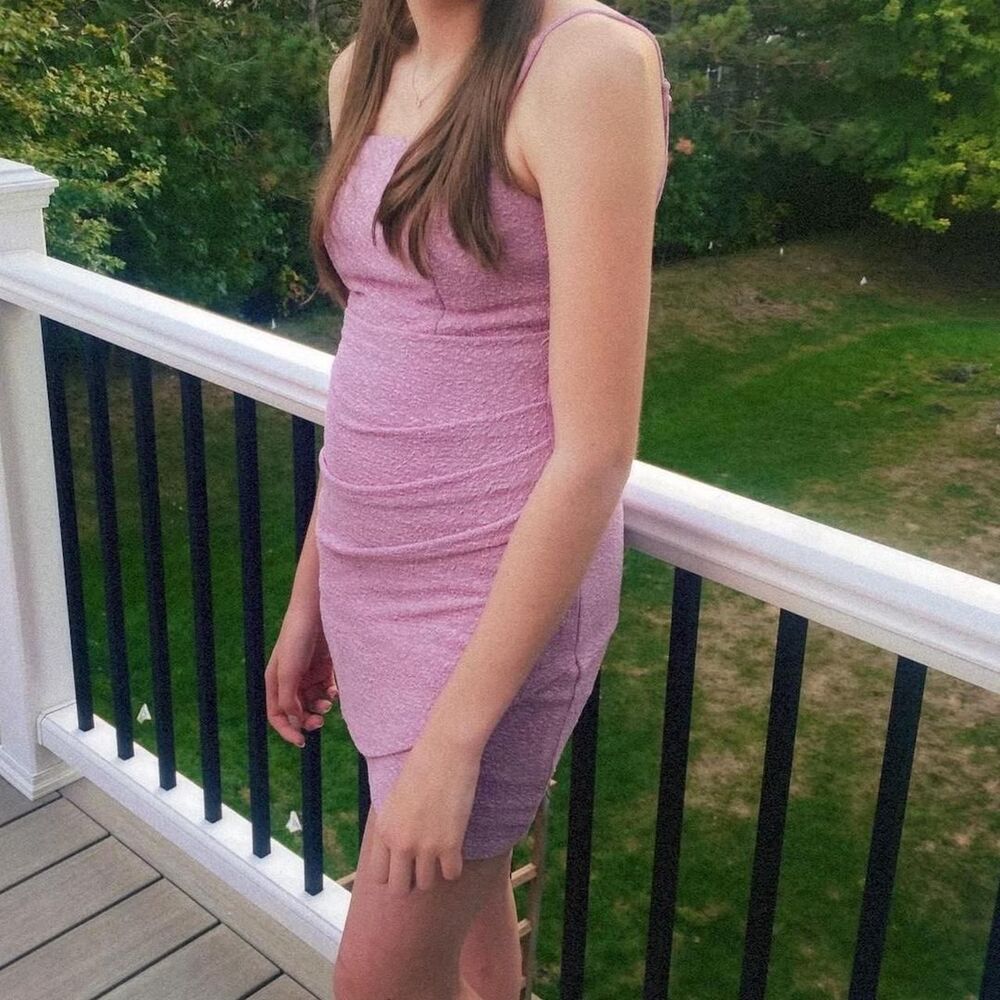 Macy's Women's Pink and Purple Dress